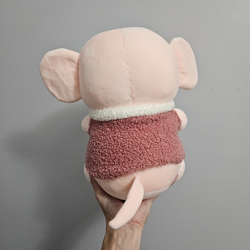 Pink Baby Elephant Stuffed Animal Plush - Picture 9 of 15